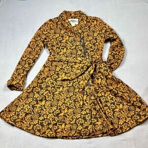 Effie’s Heart The Emporium Coat -Royal Print XL